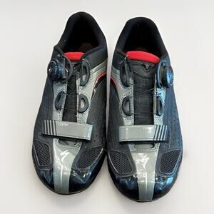 Specialized Comp Rd Mens Black Red Boa Dial Strap Cycling Shoes US 10.25 EU 43.5